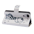 kwmobile Wallet Case compatible with Apple iPhone 4 / 4S - Cover with Stand and Card Slots