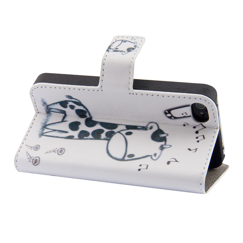 kwmobile Wallet Case compatible with Apple iPhone 4 / 4S - Cover with Stand and Card Slots
