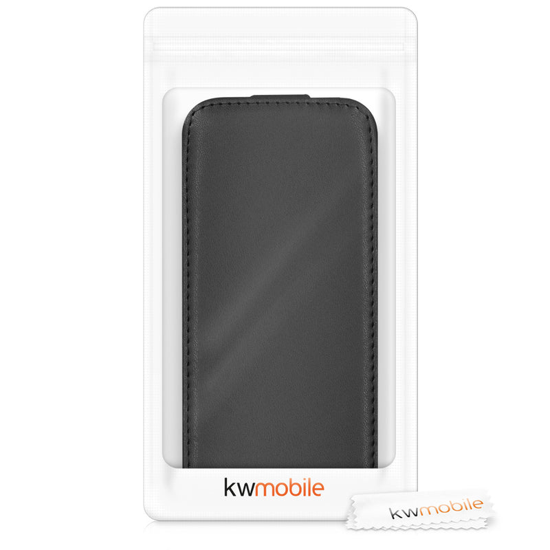 kwmobile Protective Case compatible with Apple iPhone SE (1st Gen 2016) / iPhone 5 / iPhone 5S - Phone Cover - Flip Case