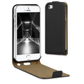 kwmobile Protective Case compatible with Apple iPhone SE (1st Gen 2016) / iPhone 5 / iPhone 5S - Phone Cover - Flip Case