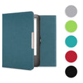 kwmobile Klapphülle kompatibel mit Tolino Shine (2013) Hülle - eReader Case aus Kunstleder - Cover - Petrol Petrol  