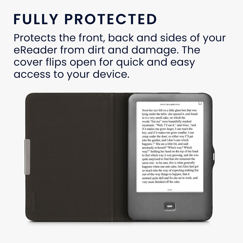 kwmobile Foldable Case Compatible with Tolino Shine (2013) Case - eReader Case - Cover