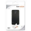 Carbon Look Back Cover compatible with Samsung Galaxy S5 / S5 Neo