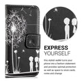 kwmobile Wallet Case Compatible with Apple iPhone SE (1st Gen 2016) / iPhone 5 / iPhone 5S Case - Cover with Stand and Card Slots - Vines Butterfly