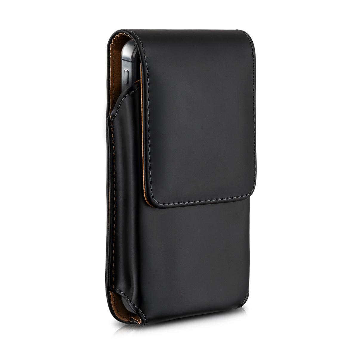 kwmobile Belt Pouch Case for Mobile Phones with Belt Clip - 13.5 x 6.9 cm Belt Case with Belt Loop
