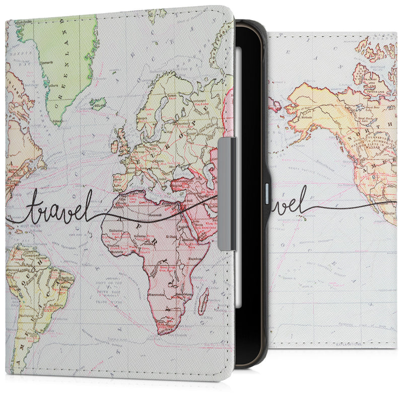 kwmobile Case for Tolino Vision 1 / 2 / 3 / 4 HD - eReader Flip Case with Auto Sleep Function