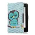 kwmobile Protective Case for Amazon Kindle Paperwhite Cover - eReader Flip Case with Auto Sleep Function - Galaxy Tree Meadow