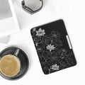 kwmobile Protective Case for Amazon Kindle Paperwhite Cover - eReader Flip Case with Auto Sleep Function - Galaxy Tree Meadow