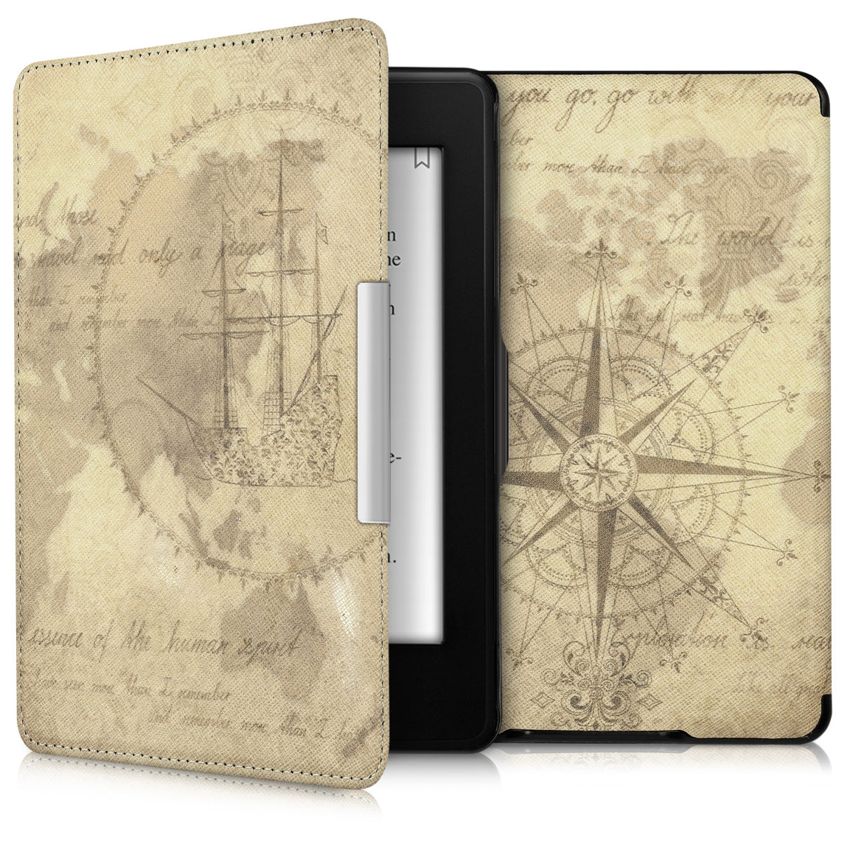 kwmobile Case for Amazon Kindle Paperwhite - eReader Flip Cover with Auto Sleep Function