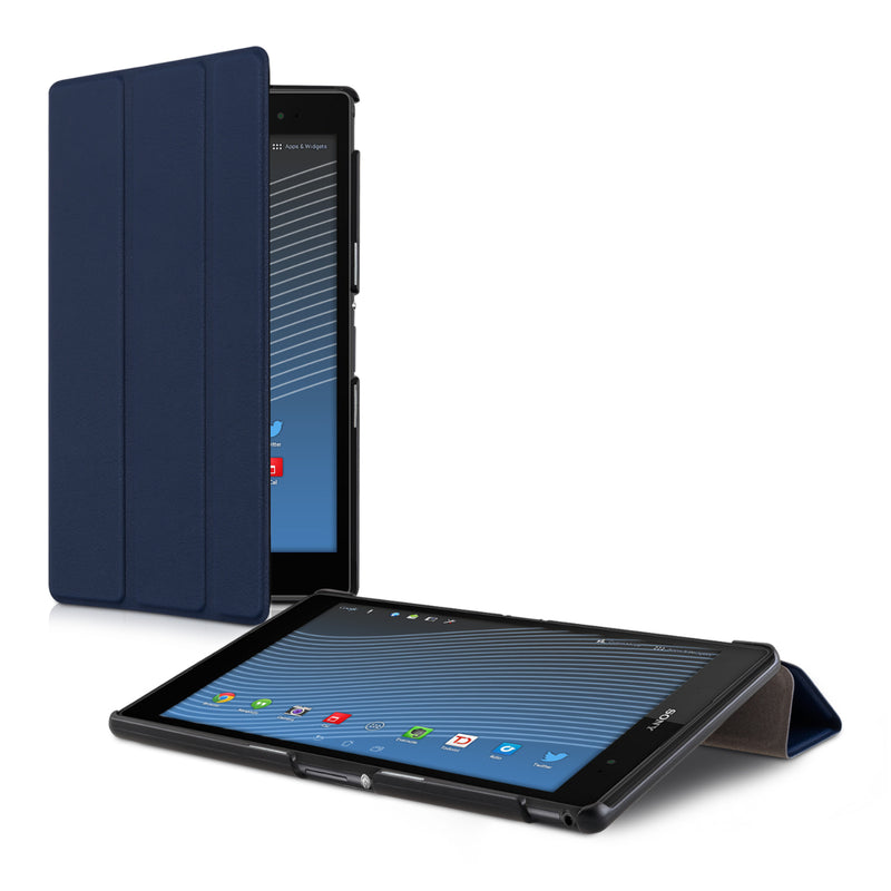 kwmobile Case Compatible with Sony Xperia Tablet Z3 Compact - Smart Cover Tablet Case Protective Cover - Stand