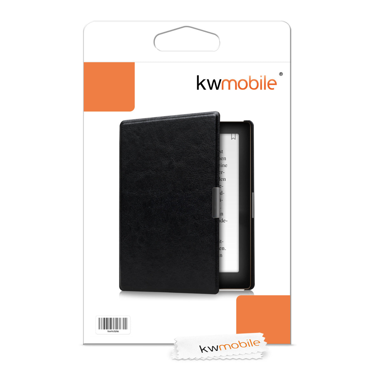 kwmobile Folding Case compatible with Kobo Aura Edition 1 Cover eReader Case Faux Leather