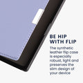 kwmobile Folding Case compatible with Kobo Aura Edition 1 Cover eReader Case Faux Leather