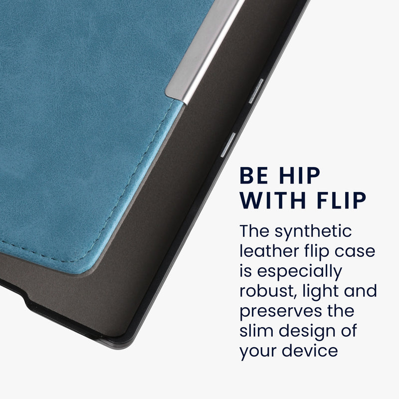 kwmobile Flip Case compatible with Kobo Aura H2O Edition 1 Case - eReader Cover - Cover