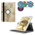kwmobile Schutzhülle kompatibel mit Samsung Galaxy Tab 4 10.1 T530 / T535 - Hülle 360° - Tablet Cover Case - Regenbogen Würfel Mehrfarbig Grün Blau Mehrfarbig  [dsg02]
