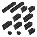 kwmobile Dust Protection compatible with Apple MacBook Pro 13" 15" Retina / Air 11" 13" (mid-2011 to mid-2016) - Port Plugs Dust Plug