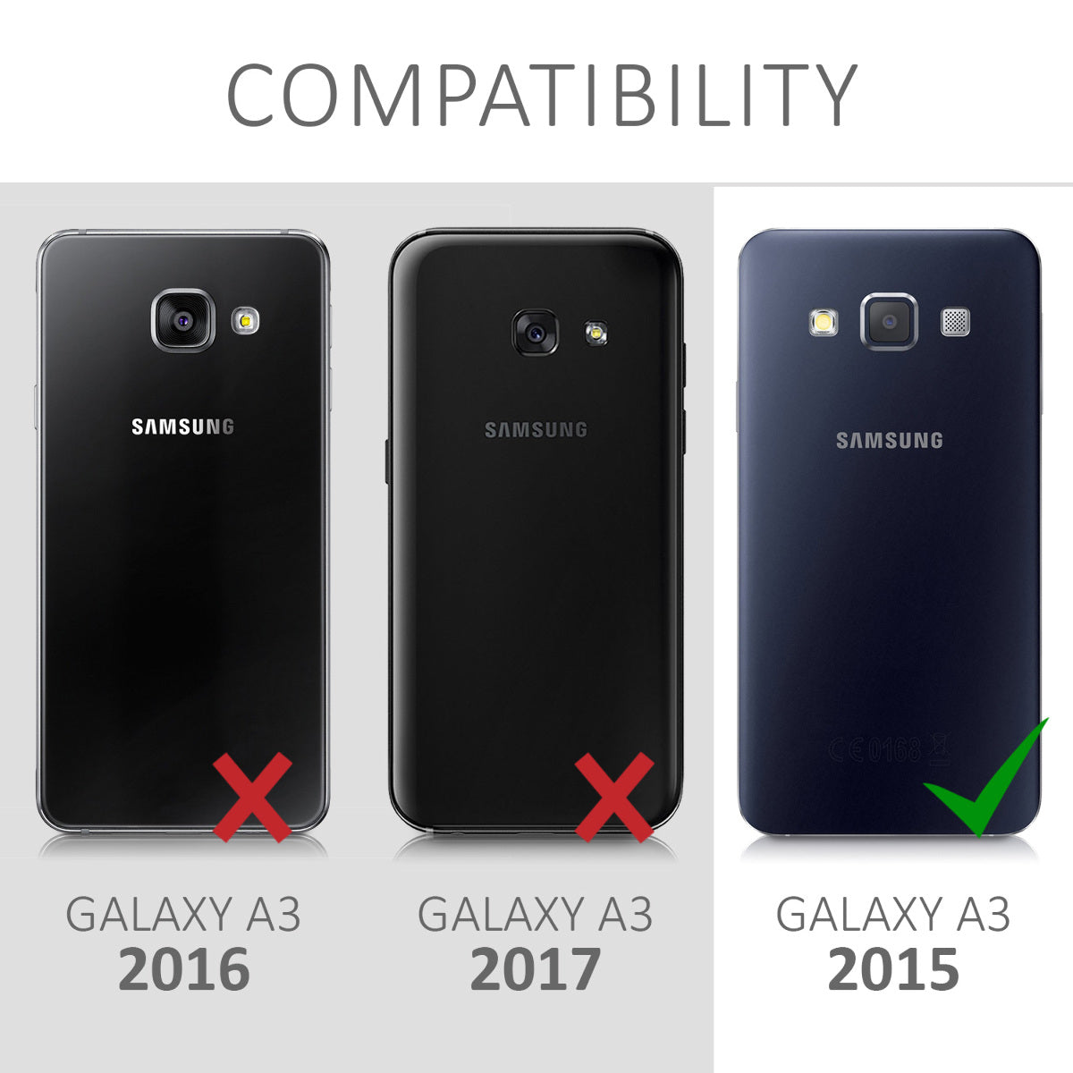 Case compatible with Samsung Galaxy A3 (2015)