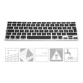 Keyboard Protector for Apple MacBook Air 13''/Pro Retina 13''/15'' (up to Mid 2016) A1369, A1466, A1502, A1425, A1398