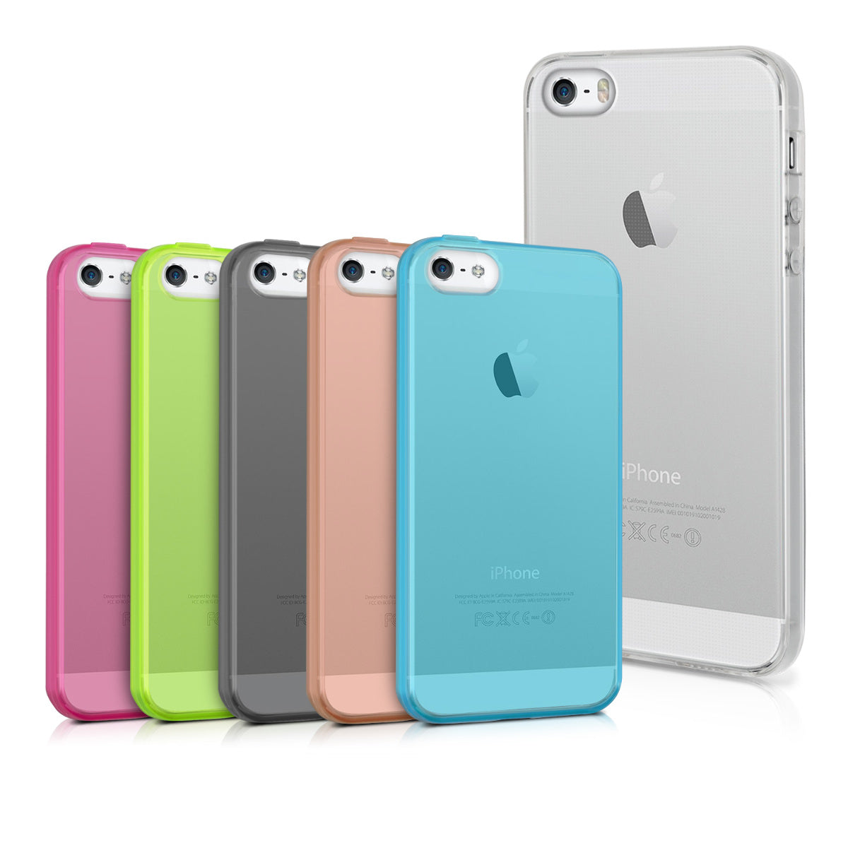 kwmobile Case Compatible with Apple iPhone SE (1st Gen 2016) / iPhone 5 / iPhone 5S