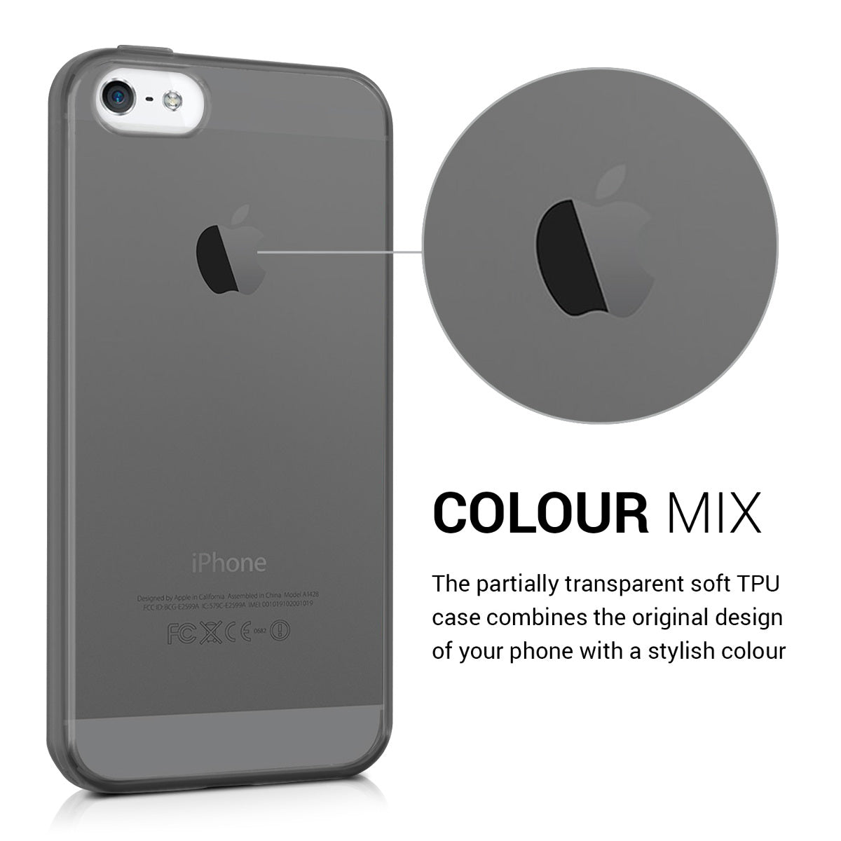 kwmobile Case Compatible with Apple iPhone SE (1st Gen 2016) / iPhone 5 / iPhone 5S