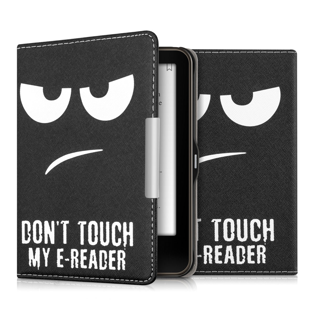 kwmobile Case for Tolino Vision 1 / 2 / 3 / 4 HD - eReader Flip Case with Auto Sleep Function