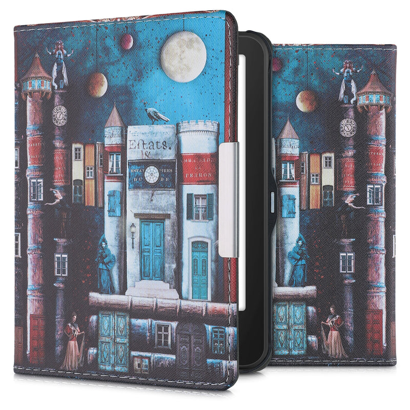 kwmobile Case for Tolino Vision 1 / 2 / 3 / 4 HD - eReader Flip Case with Auto Sleep Function