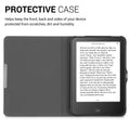 kwmobile Case for Tolino Vision 1 / 2 / 3 / 4 HD - eReader Flip Case with Auto Sleep Function