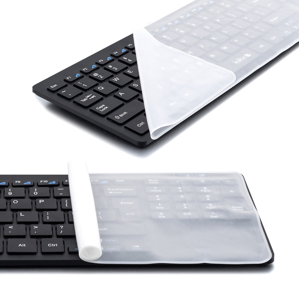 kwmobile Keyboard Protector for 15" - 17" Laptop / Notebook / Ultrabook - Keyboard Cover - Unlabeled