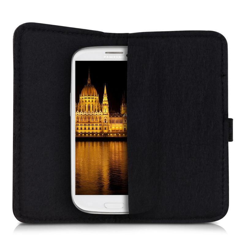 kwmobile Pouch for Smartphones Protective Pouch 16.0 x 8.0 cm Inner Dimensions