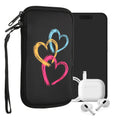 kwmobile Smartphone Pouch - Phone Bag Case Cover Protective Sleeve - Birds Branch - 15.2 x 8.3 cm Inner Dimensions