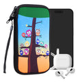 kwmobile Smartphone Pouch - Phone Bag Case Cover Protective Sleeve - Birds Branch - 15.2 x 8.3 cm Inner Dimensions