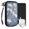 kwmobile Smartphone Pouch - Phone Bag Case Cover Protective Sleeve - Birds Branch - 15.2 x 8.3 cm Inner Dimensions