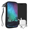 kwmobile Smartphone Pouch - Phone Bag Case Cover Protective Sleeve - Birds Branch - 15.2 x 8.3 cm Inner Dimensions