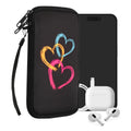 kwmobile Smartphone Pouch - Phone Bag Case Cover Protective Sleeve - Birds Branch - 15.2 x 8.3 cm Inner Dimensions