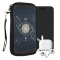 kwmobile Smartphone Pouch - Phone Bag Case Cover Protective Sleeve - Birds Branch - 15.2 x 8.3 cm Inner Dimensions