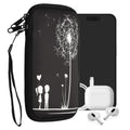 kwmobile Smartphone Pouch - Phone Bag Case Cover Protective Sleeve - Birds Branch - 15.2 x 8.3 cm Inner Dimensions