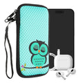 kwmobile Smartphone Pouch - Phone Bag Case Cover Protective Sleeve - Birds Branch - 15.2 x 8.3 cm Inner Dimensions