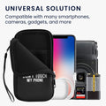 kwmobile Smartphone Pouch - Phone Bag Case Cover Protective Sleeve - Birds Branch - 15.2 x 8.3 cm Inner Dimensions