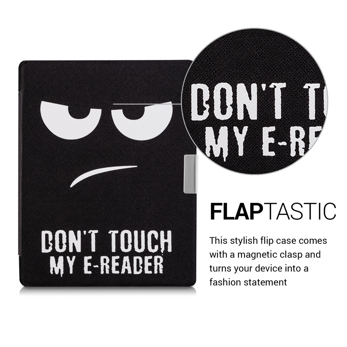 kwmobile Protective Case for Kobo Aura Edition 1 Cover - eReader Flip Case with Auto Sleep Function