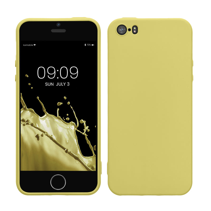 kwmobile Phone Case for Apple iPhone SE (1st Gen 2016) / iPhone 5 / iPhone 5S - Wireless Charging - Protective Cover