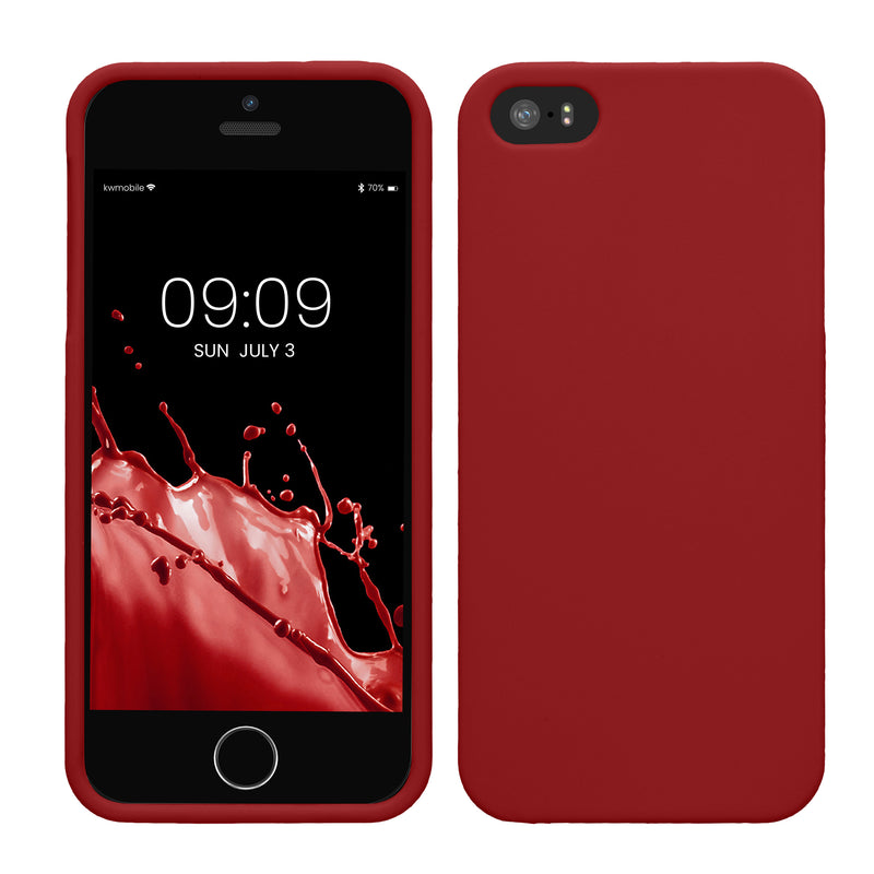 kwmobile Phone Case for Apple iPhone SE (1st Gen 2016) / iPhone 5 / iPhone 5S - Wireless Charging - Protective Cover