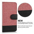 kwmobile Wallet Case compatible with Apple iPhone SE (1st Gen 2016) / iPhone 5 / iPhone 5S - Stand Case - Phone Cover Card Slots Black