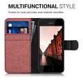 kwmobile Wallet Case compatible with Apple iPhone SE (1st Gen 2016) / iPhone 5 / iPhone 5S - Stand Case - Phone Cover Card Slots Black