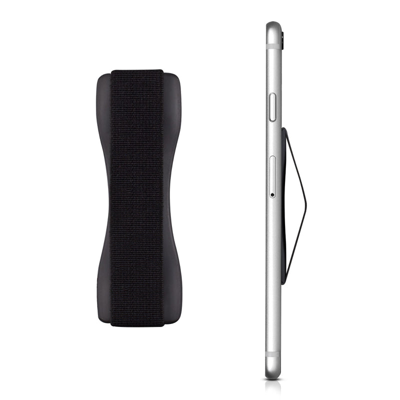 kwmobile Smartphone Finger Grip Holder - Self-Adhesive Phone Finger Holder - Compatible with iPhone Samsung Sony Phones