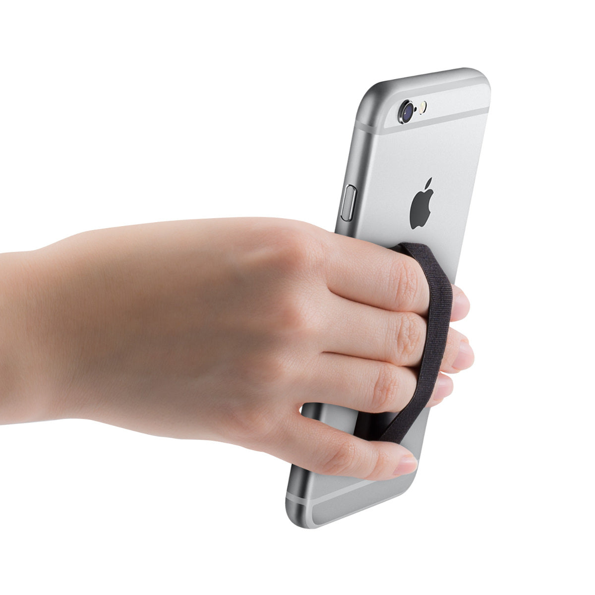 kwmobile Smartphone Finger Grip Holder - Self-Adhesive Phone Finger Holder - Compatible with iPhone Samsung Sony Phones