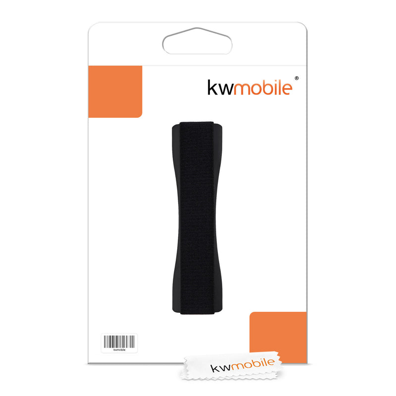kwmobile Tablet Finger Holder Grip - Self-Adhesive Tablet PC Finger Holder compatible with iPad Samsung Sony Tablets