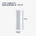 kwmobile Tablet Finger Holder Grip - Self-Adhesive Tablet PC Finger Holder compatible with iPad Samsung Sony Tablets