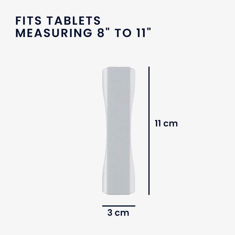 kwmobile Tablet Finger Holder Grip - Self-Adhesive Tablet PC Finger Holder compatible with iPad Samsung Sony Tablets