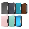 kwmobile Flip Case compatible with Tolino Shine 2 HD Case - eReader Case made of Faux Leather - Cover