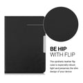 kwmobile Flip Case compatible with Tolino Shine 2 HD Case - eReader Case made of Faux Leather - Cover