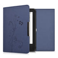 kwmobile Case for Tolino Shine 2 HD Cover - eReader Flip Case with Auto Sleep Function - Vines Butterfly